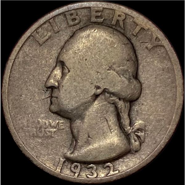 1932-S Silver Washington Quarter NICELY CIRCULATED