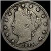 1912-S Liberty Head Nickel LIGHTLY CIRCULATED