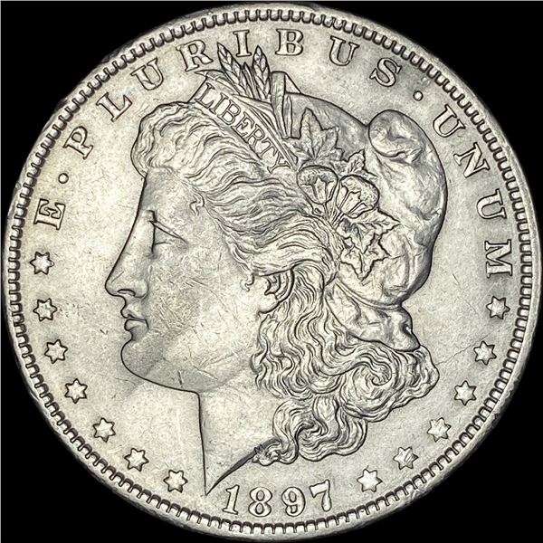 1897-O Silver Morgan Dollar CLOSE UNC