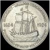 Image 2 : 1924 Silver Huguenot Half Dollar CLOSELY  UNCIRCULATED