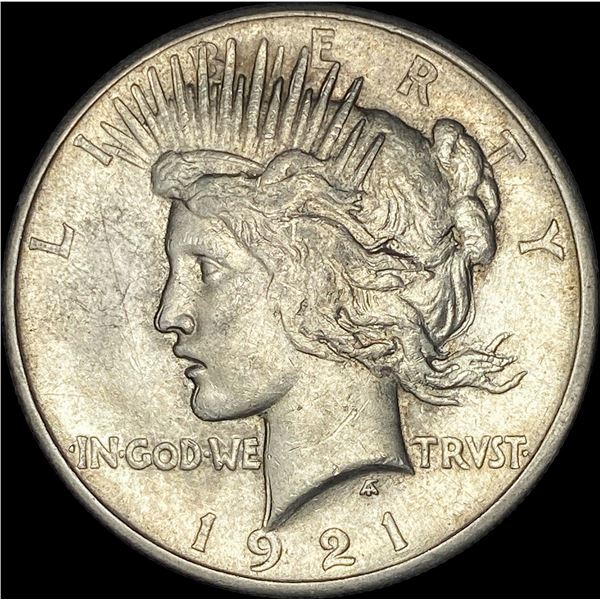 1921 Silver Peace Dollar CHOICE AU