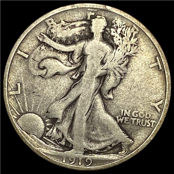 1919-D Walking Liberty Half Dollar NICELY  CIRCULATED