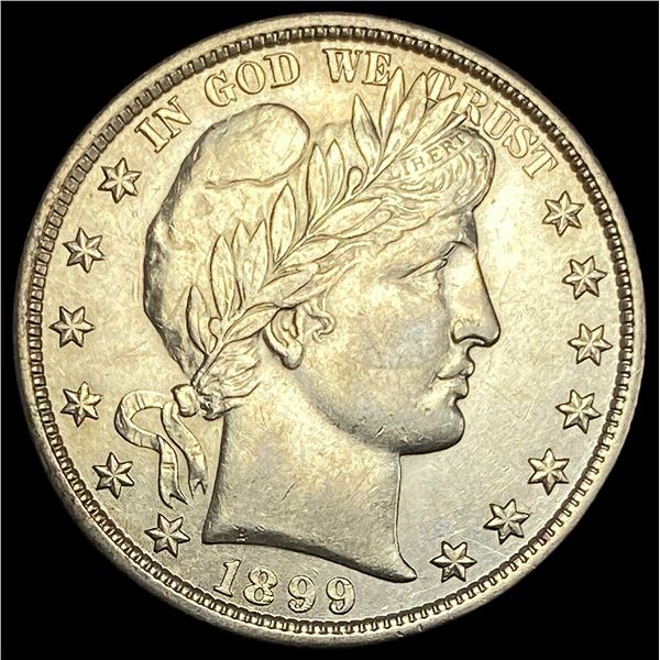 1899 Barber Half Dollar CLOSELY UNCIRCULATED