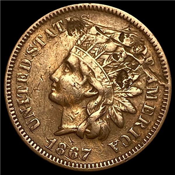 1867 Indian Head Cent HIGH GRADE