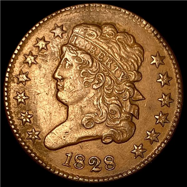 1828 Classic Head Half Cent CLOSELY  UNCIRCULATED