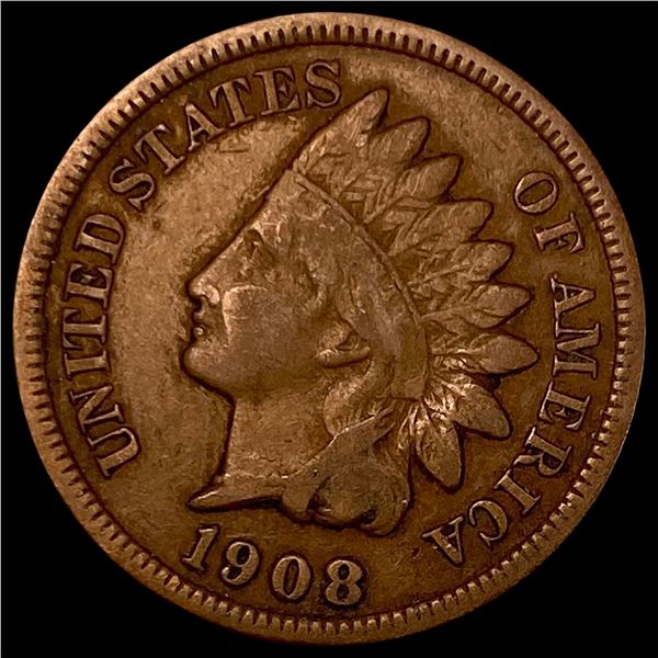 1908-S Indian Head Cent LIGHTLY CIRCULATED