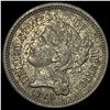 1865 Nickel Three-Cent Piece LIGHTLY CIRCULATED