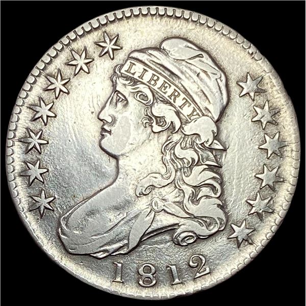 1812 Capped Bust Half Dollar NEARLY UNCIRCULATED
