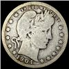Image 1 : 1904-O Silver Barber Quarter NICELY  CIRCULATED