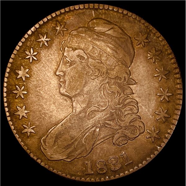 1831 Capped Bust Half Dollar NEARLY  UNCIRCULATED