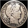 Image 1 : 1913 Barber Half Dollar LIGHTLY CIRCULATED