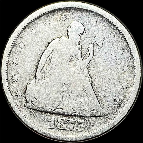 1875-S Silver Twenty Cent Piece NICELY CIRCULATED
