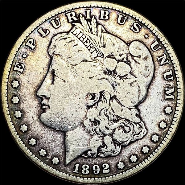 1892-S Silver Morgan Dollar NICELY CIRCULATED