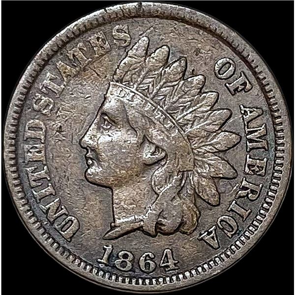 1864-L Indian Head Cent NEARLY UNCIRCULATED