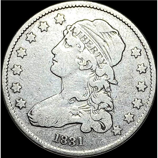 1831 Capped Bust Silver Quarter LIGHTLY CIRCULATED