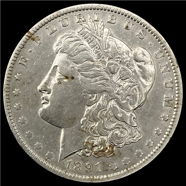 1891-O Morgan Silver Dollar CLOSELY UNCIRCULATED