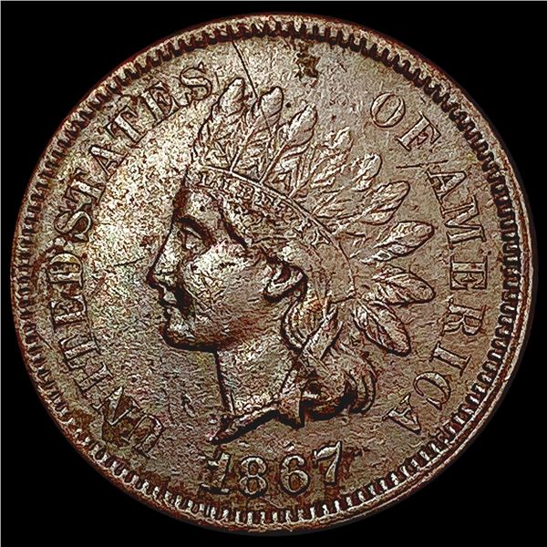 1867 Indian Head Cent CLOSELY UNCIRCULATED