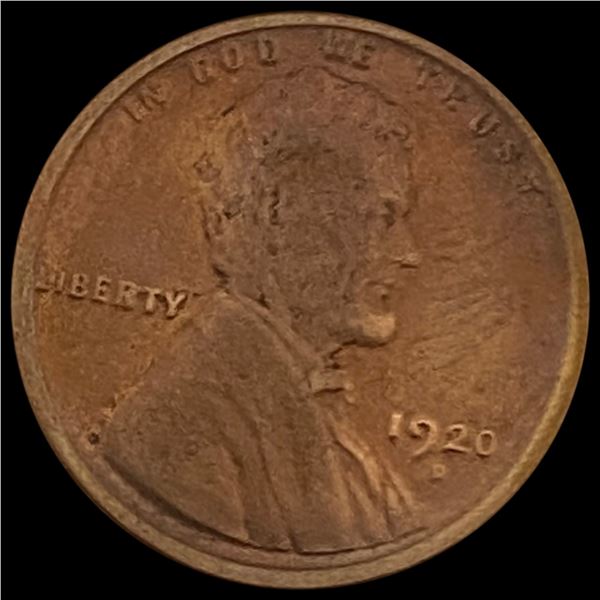 1920-D Lincoln Wheat Cent CLOSELY UNCIRCULATED