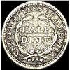 Image 2 : 1853 Seated Liberty Half Dime LIGHTLY CIRCULATED