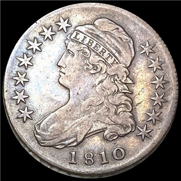 1810 Capped Bust Half Dollar LIGHTLY CIRCULATED