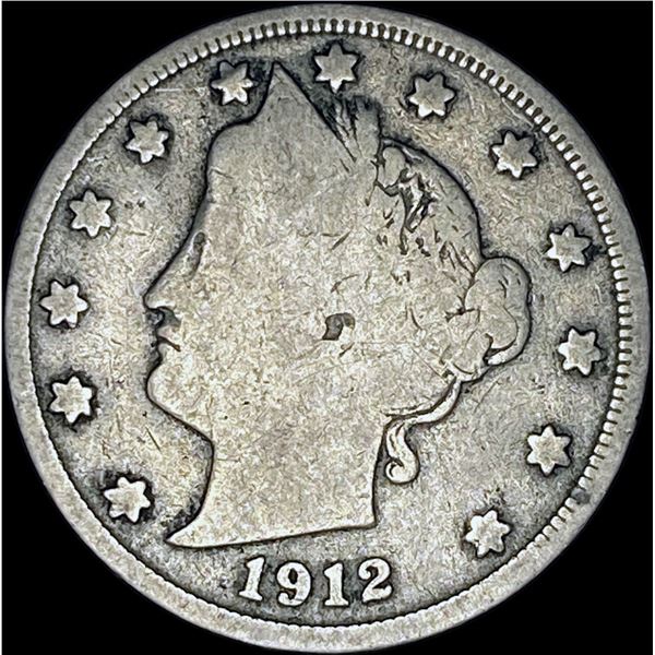 1912-S Liberty Head Nickel NICELY CIRCULATED