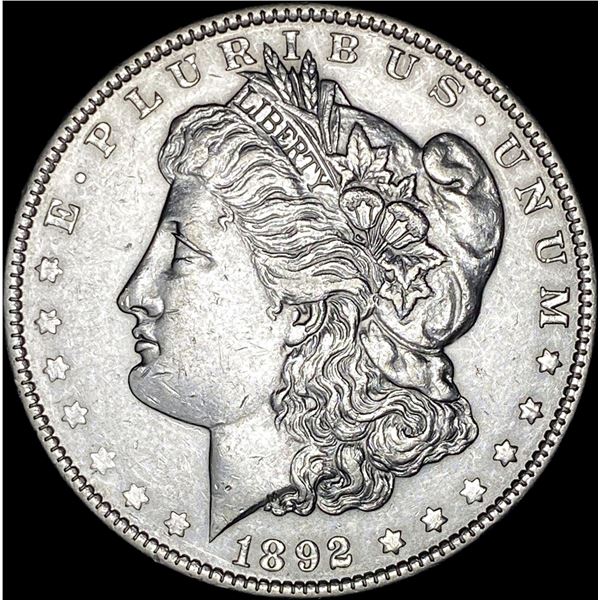 1892 Silver Morgan Dollar CLOSELY UNCIRCULATED