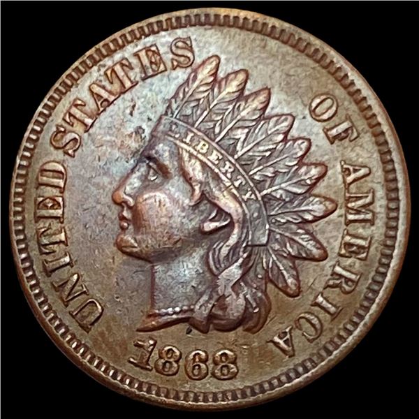 1868 Indian Head Cent CHOICE AU