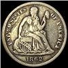 1862-S Silver Seated Liberty Dime LIGHTLY CIRCULATED