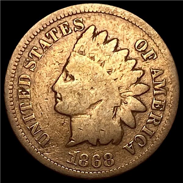 1868 Indian Head Cent NICELY CIRCULATED