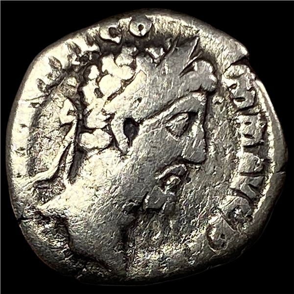 Roman Commodus 177-192 AD SIlver Denarius NEARLY UNCIRCULATED
