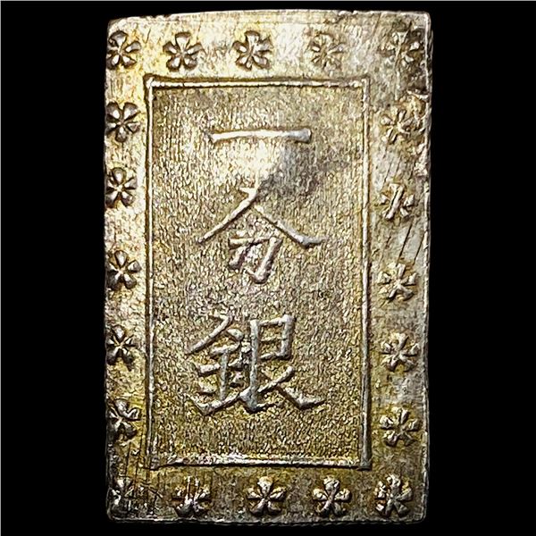 1859-1868 Japan Silver Bu CLOSELY UNCIRCULATED