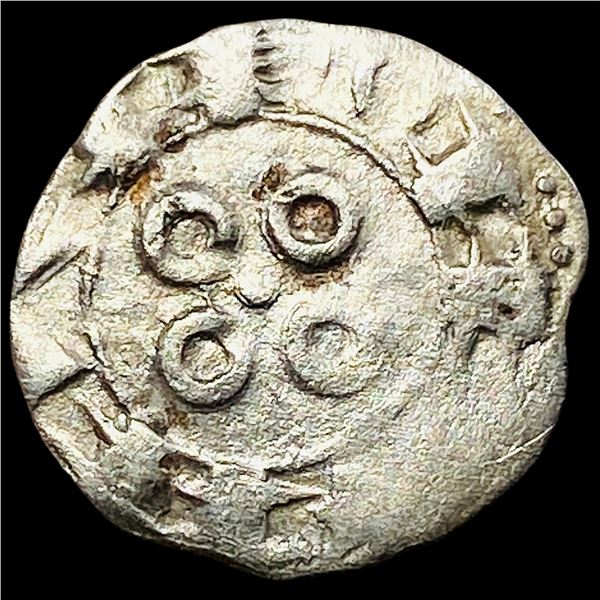 Crusades Bishops of Maguelonne Silver Denar NEARLY UNCIRCULATED