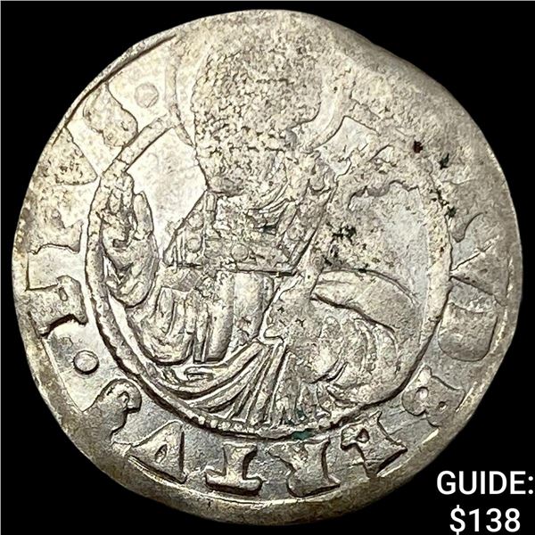 1300-1450 Salzburg Silver Groshen CLOSELY UNCIRCULATED
