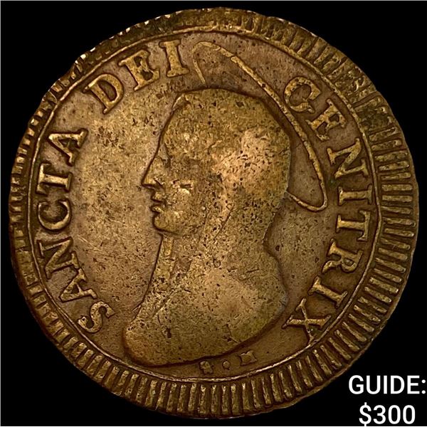 1797 Pius VI 5 Baiocchi CLOSELY UNCIRCULATED