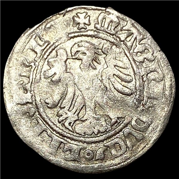 1500's-1600's Lithuania Silver Grosz CLOSELY UNCIRCULATED