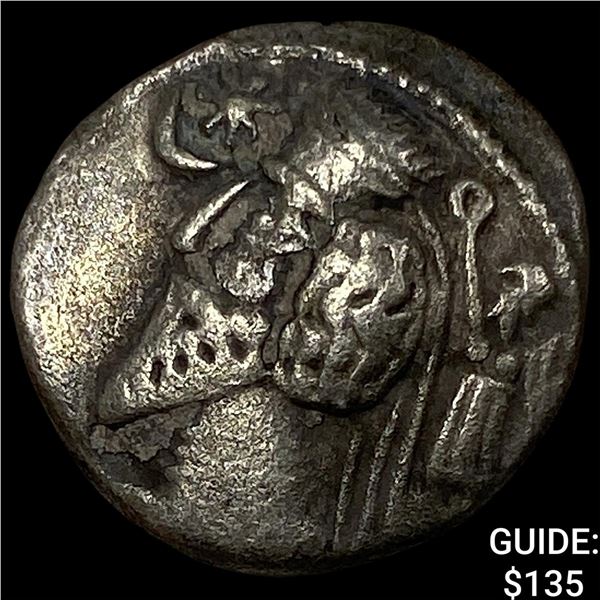 Parthian Empire 247-224 AD Silver Drachm NEARLY UNCIRCULATED