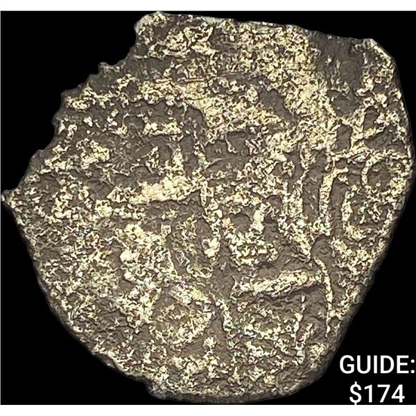 1500s-1600s Spanish Colonial Silver Cob NEARLY UNCIRCULATED