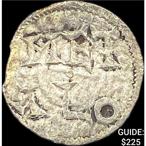 930-1100 Poitiers Silver Denier- Melle CLOSELY UNCIRCULATED