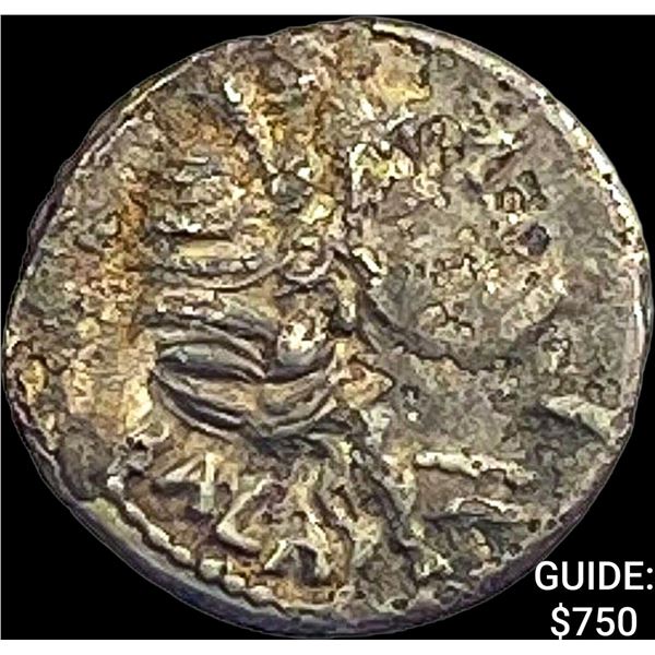 Roman Rep, 92 BC Silver Denarius NEARLY UNCIRCULATED