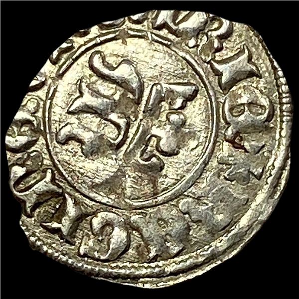 1382-1395 Hungary Mary SIlver Denier CLOSELY UNCIRCULATED