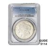 1921-D Morgan Silver Dollar PCGS AU58