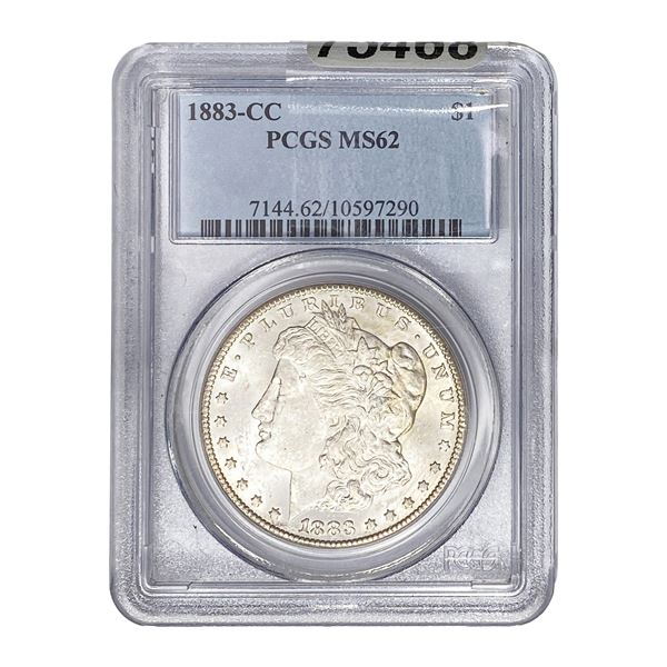 1883-CC Morgan Silver Dollar PCGS MS62
