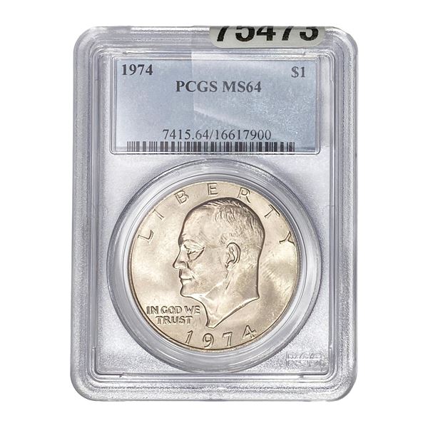 1974 Eisenhower Dollar PCGS MS64