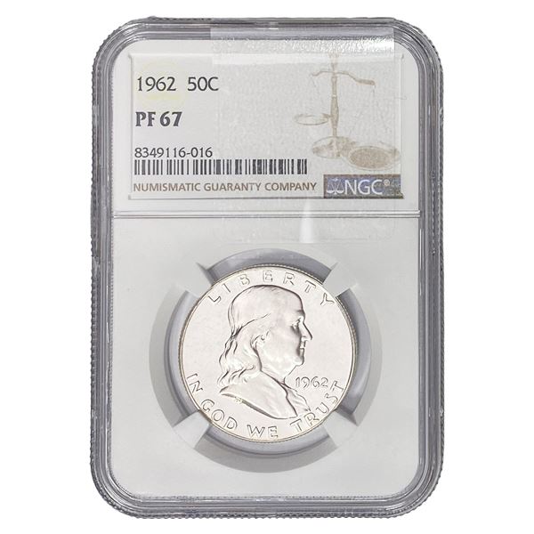 1962 Franklin Half Dollar NGC PF67