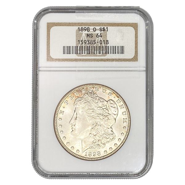 1898-O Morgan Silver Dollar NGC MS64