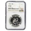 Image 1 : 1962 Franklin Half Dollar NGC PF68