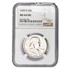 Image 1 : 1959-D Franklin Half Dollar NGC MS64 FBL