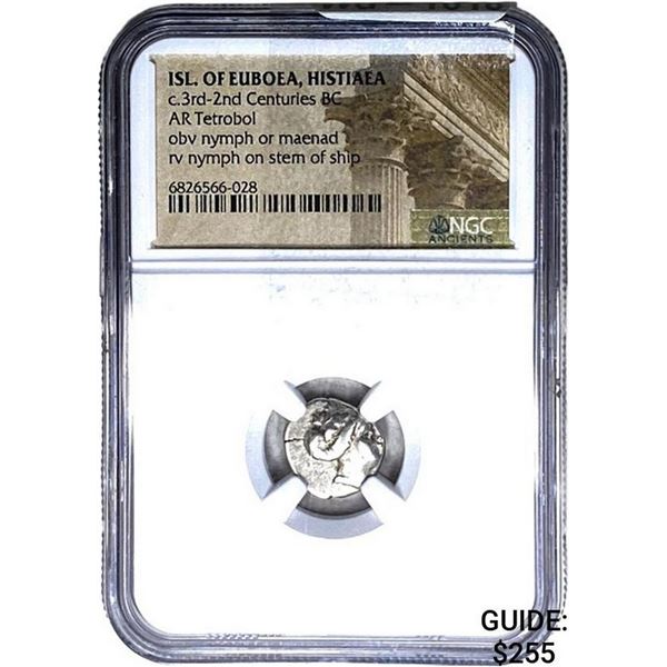 Histiaea c.3rd-2nd Centuries BC Silver Tetrobol NGC
