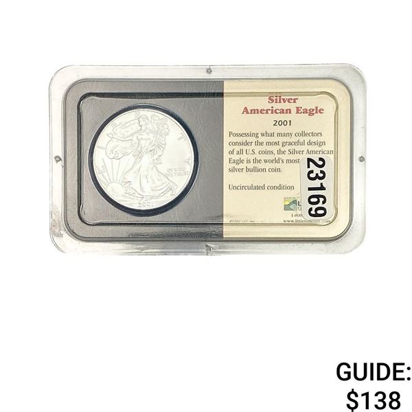 2001 Uncirculated American Silver Eagle LLC