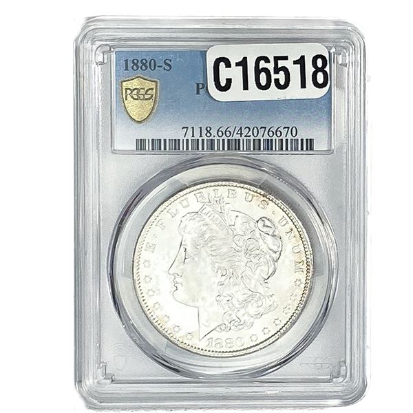 1880-S Morgan Silver Dollar PCGS MS66